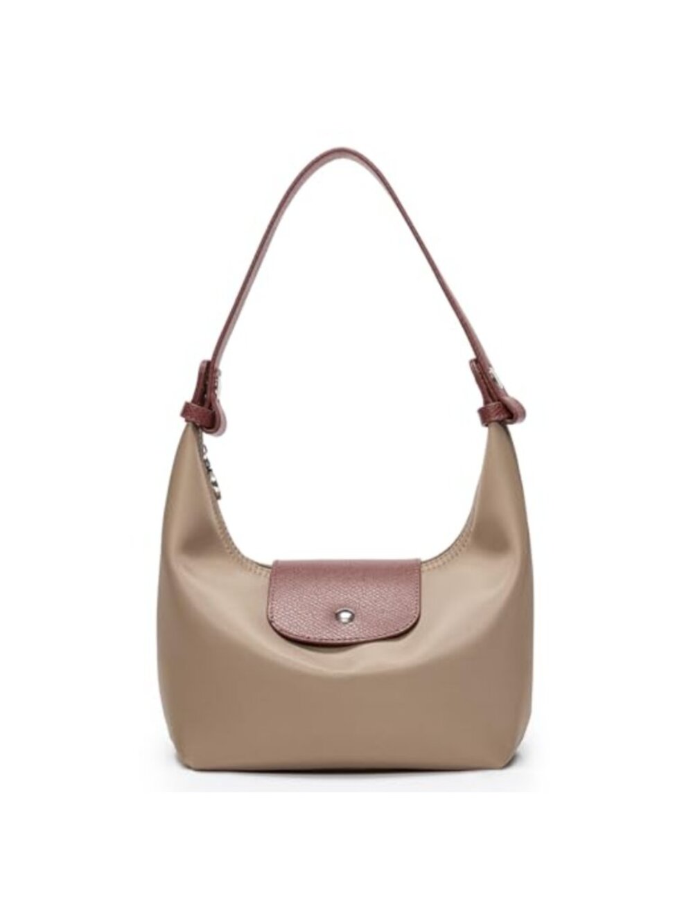 YDF Mini Nylon Crossbody Bag Convertible Crescent Shoulder Purse